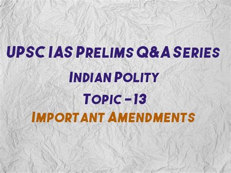 Civil services (preliminary) examination, 2021. UPSC IAS Prelims 2021: Important Questions on Indian ...