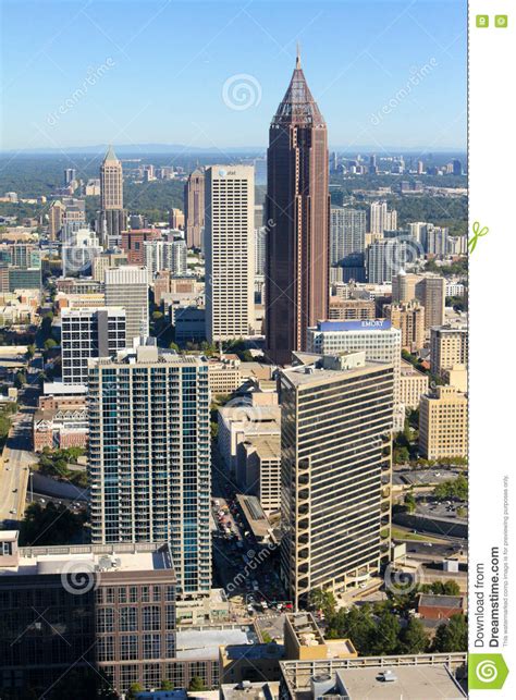 Bank Of America Plaza Editorial Image Image Of Atlanta