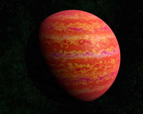 3d Asset Red Gas Giant 2 Cgtrader