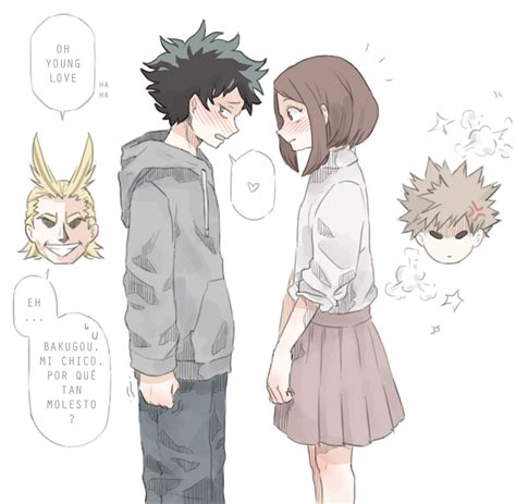 Boku No Hero Academia All Might Midoriya Izuku Uraraka Ochako Katsuki Bakugou