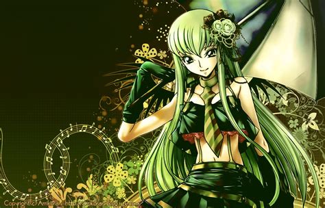 Online Crop Green Haired Female Anime Character Code Geass Cc Hd Wallpaper Wallpaper Flare