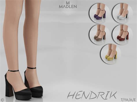 Madlen Hendrik Shoes By Mj95 At Tsr Sims 4 Updates