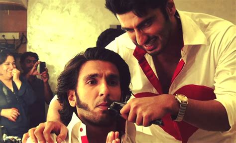 Watch When Arjun Kapoor Forced Ranveer Singh To Shave Off His Moustache And Beard Bollywood