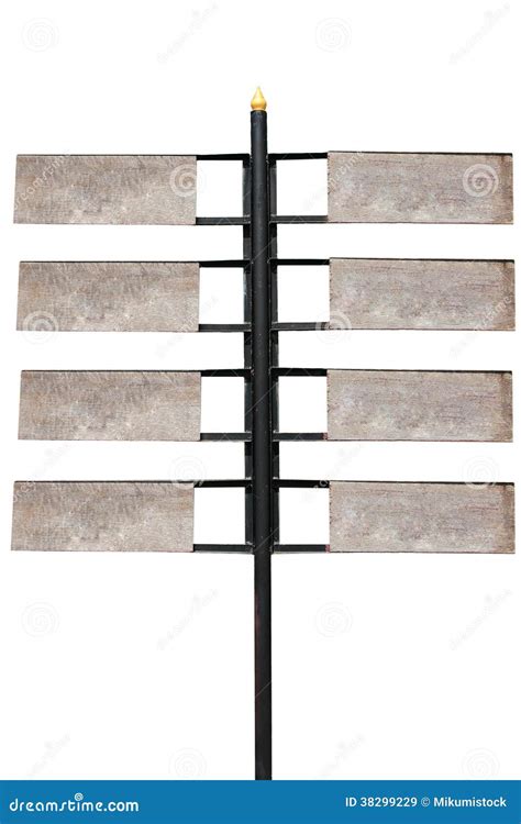 Wooden Signpost Stock Image Image Of North Choice Guide 38299229