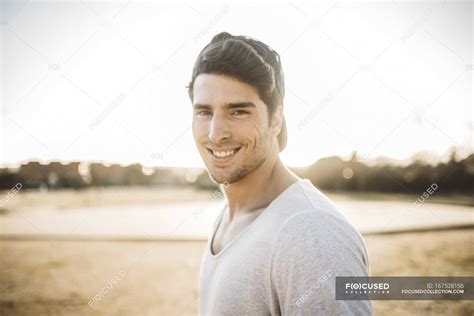Smiling Handsome Man — Clothing Casual Stock Photo 167528156
