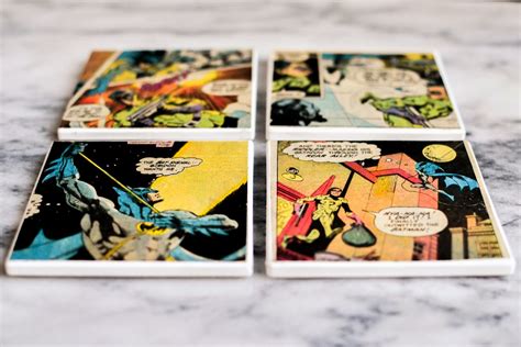 Ps♡ Diy Comic Book Coasters