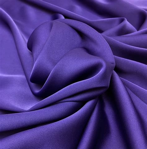Ultra Violet Silk Satin Fabric By The Meter Lingerie And Etsy