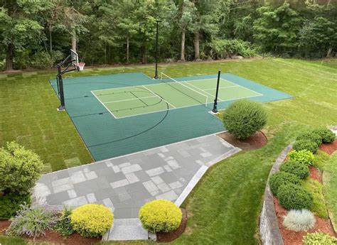 Local Backyard Court Builders And Gym Flooring Sport Court Of Ma