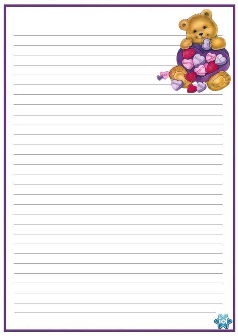 Printable Lined Paper Free Printable Stationery Letter Writing Paper