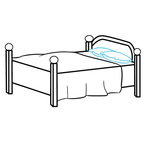 How To Draw A Bed Really Easy Drawing Tutorial