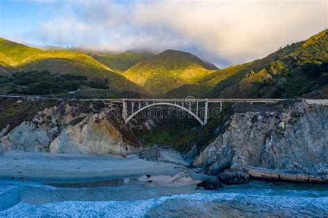 Rocky Creek Bridge Big Sur California Stock Photo Image Of Cross