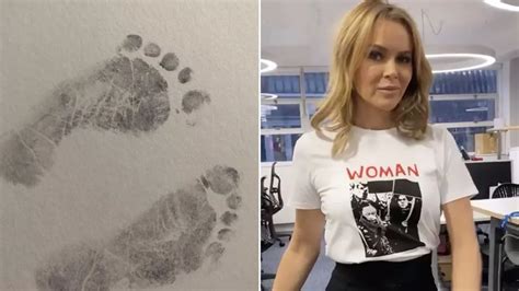 Amanda Holden Shares Heartbreaking Pic Of Stillborn Sons Footprints On