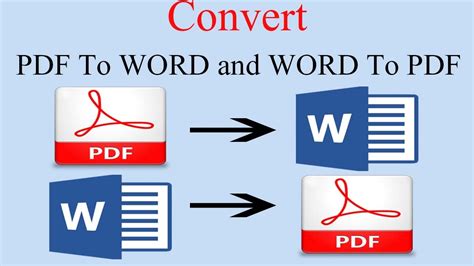 How To Convert Pdf To Word And Word To Pdf Document Without Any