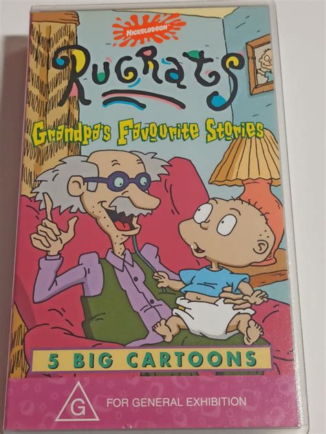 Rugrats Grandpa S Favourite Stories VHS 5 Big Cartoons Nickelodeon Pre