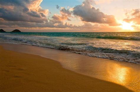 Hawaiian Beach Sunset Wallpaper