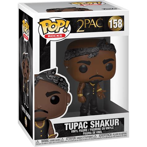 Tupac Shakur Funko Pop Rocks X 2pac Vinyl Figure 158 45432
