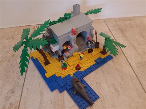 Found My Old Lego And Was Occupied Building This Pirate Island Moc For
