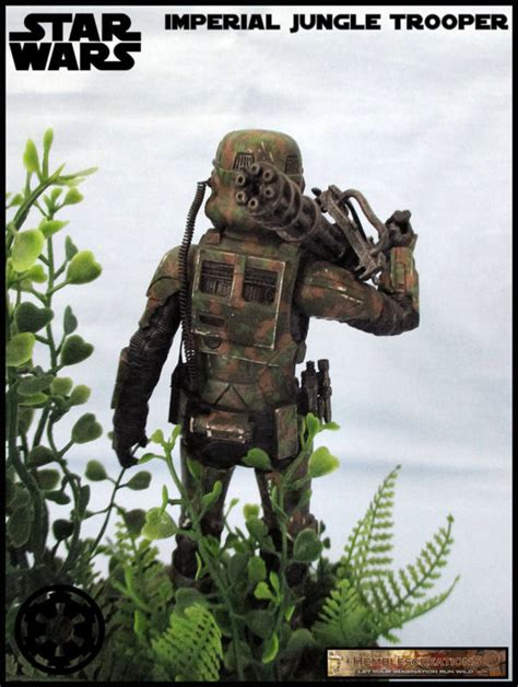 Imperial Jungle Trooper Star Wars Custom Diorama Playset