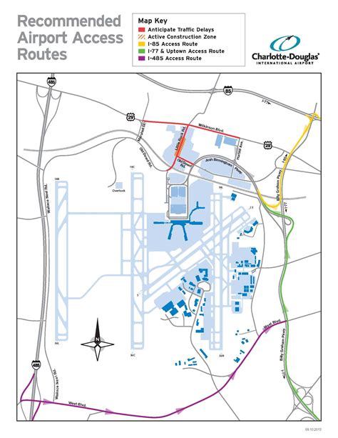 Charlotte Airport Terminal Map Pdf World Map