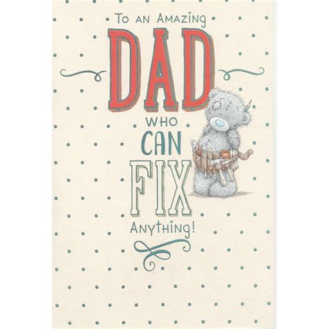 Amazing Dad Me To You Bear Fathers Day Card Fsm01035 Me To You