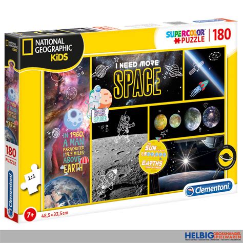 Puzzle National Geographic Kids Space 180 Teile 29206