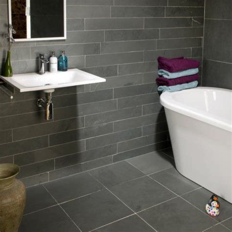 Dark Grey Slate Bathroom Tiles 35 Stunning Ideas For The Slate Grey