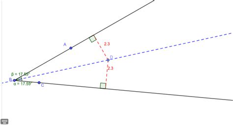 Teorema De La Bisectriz Geogebra