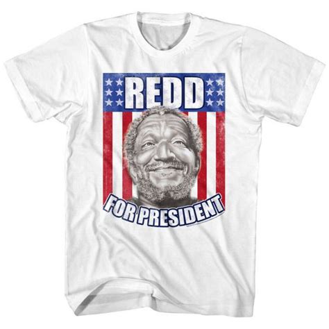 Redd Foxx Fred For President T Shirt Mens Icon T Shirts Societees