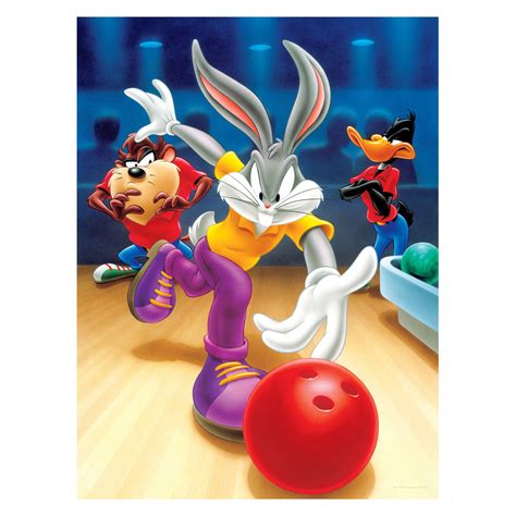 Oriental Furniture Bugs Daffy And Taz Bowling Wall Art Kids And