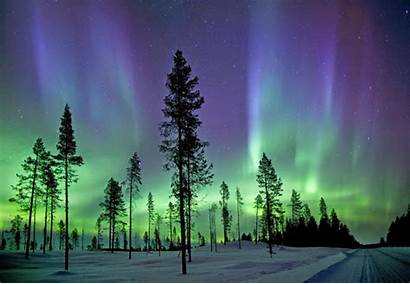 Places Lights Northern Morning Aurora Earth Wallpapers