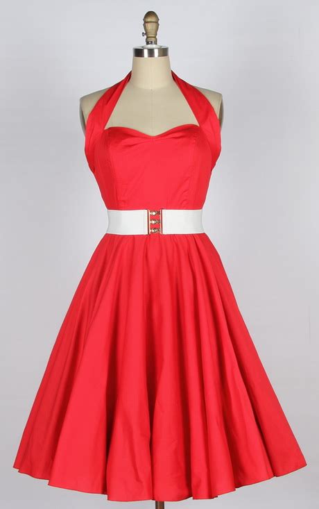 Red 50s Dress