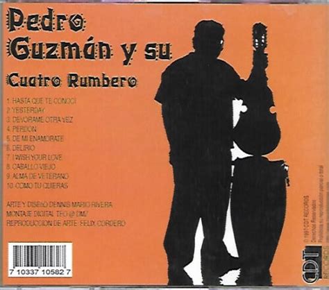 Pedro Guzman Y Su Cuatro Rumbero Cd 1997 Rare Jibaro Latin Jazz Salsa