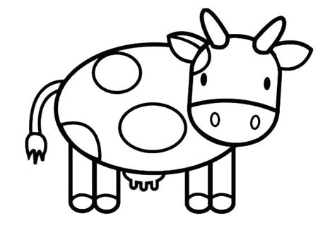 Cute Cow Coloring Pages At Getdrawings Free Download