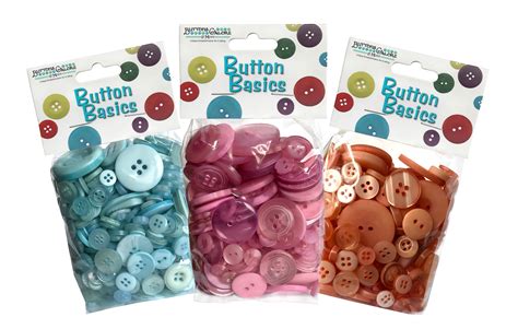 Buttons Galore 1 Lb Craft And Sewing Buttons Set Of 3 Bags Spring