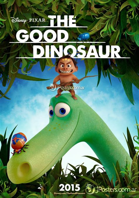First Teaser Poster Pixar S The Good Dinosaur Shows Cartoony Dinosaur Human And Bugs [update