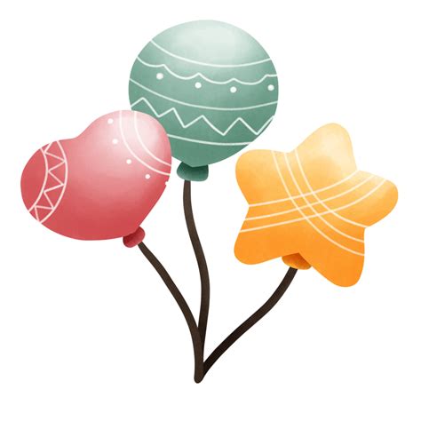 Cute Pastel Balloon 24483113 Png