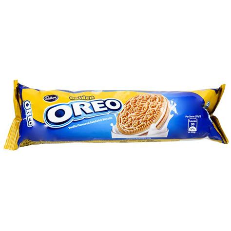 Buy Cadbury Oreo Golden Vanilla Flavoured Sandwich Biscuits G