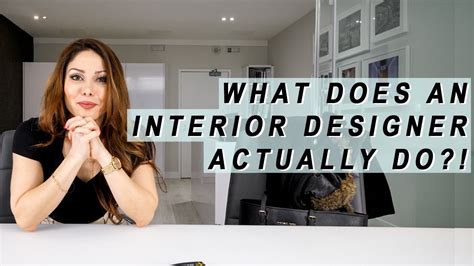 What Does An Interior Designer Actually Do Youtube