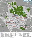 Hampstead, Londra sulla mappa - Mappa di Hampstead, Londra (Inghilterra)