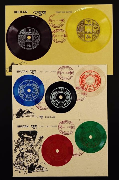 Check Out These Tiny Playable Vinyl Record Stamps From The 70s