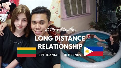 1st Moment Together Ldr Long Distance Relationship Filipino And Lithuanian Youtube