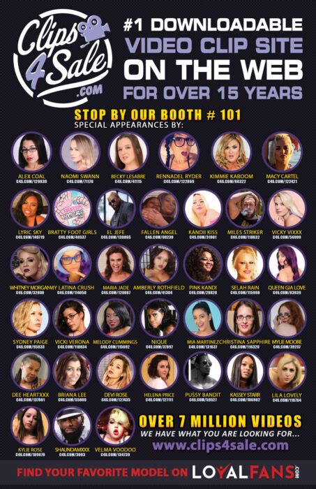 exxxotica miami 2019 scheduled booth appearances clips4sale blog