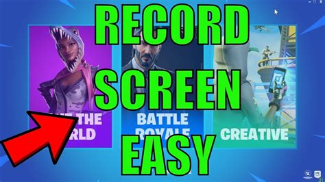 How To Screen Record Gameplay On Windows 10 In 2019 Easy Youtube