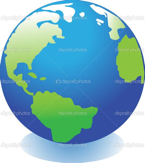 Globe Layout Earth — Stock Photo © Natalipopova 26629153