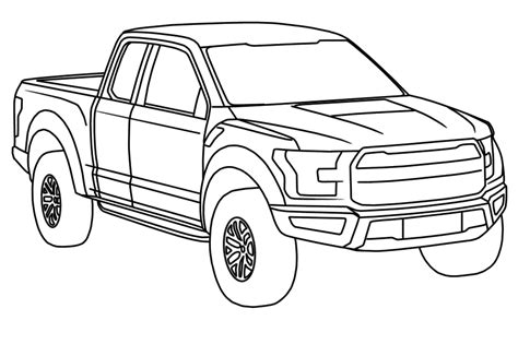 Ford F 150 Raptor Coloring Pages