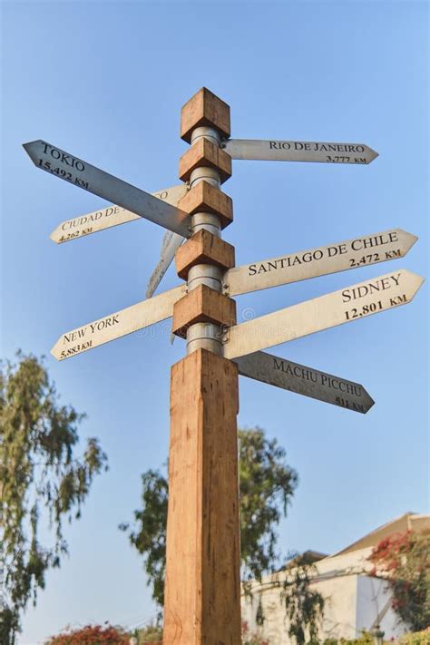 Signpost To The World World Travel Signpost Directions Signpost With