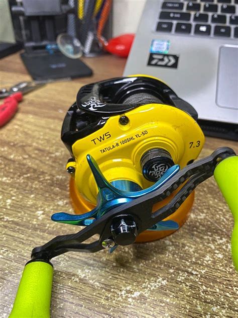 Daiwa Tatula Type R Yellow Sports Equipment Fishing On Carousell