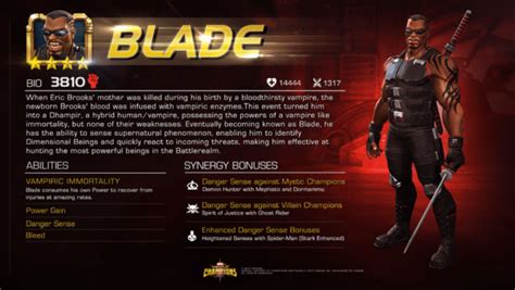 There is no file as lib for mcoc. Blade joins Marvel: Contest of Champions as Grandmaster ...