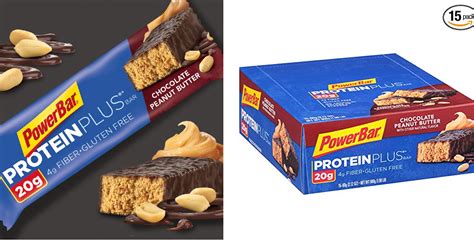 15 Bars Of Powerbar Protein Plus Bar Chocolate Peanut Butter 1253