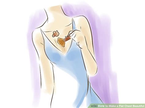 8 ways to make a flat chest beautiful wikihow